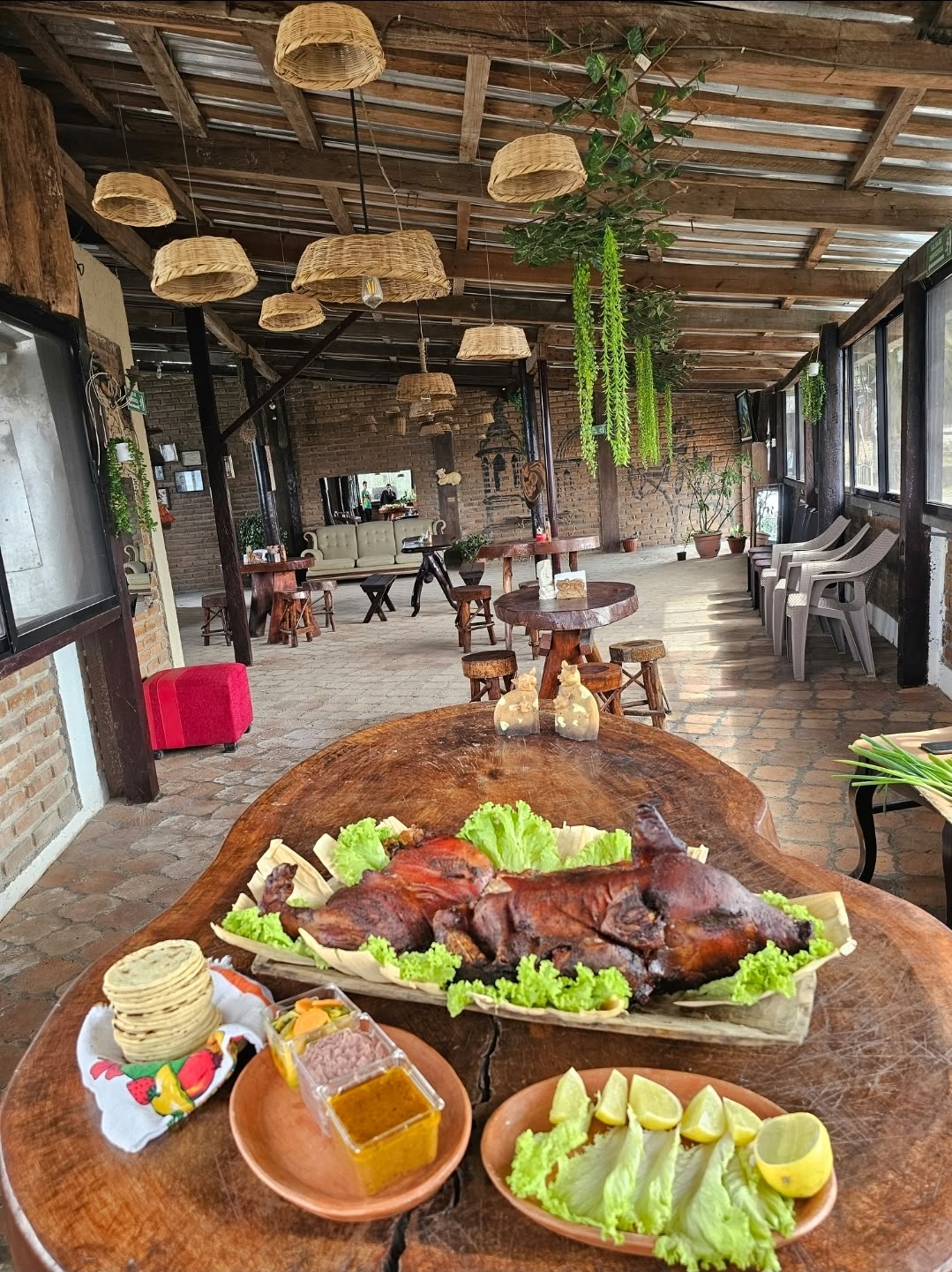 Interior tradicional de La Casa de Doña Olimpia